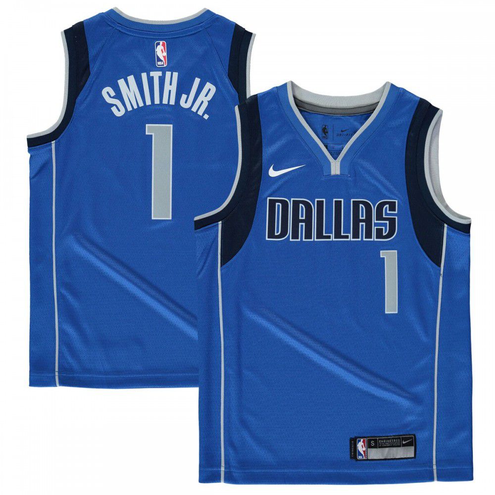 Dennis Smith Dallas Mavericks Youth Swingman Jersey Blue - Icon Edition-Pro Kit Vault | Brand New 26/27 Sports Jerseys